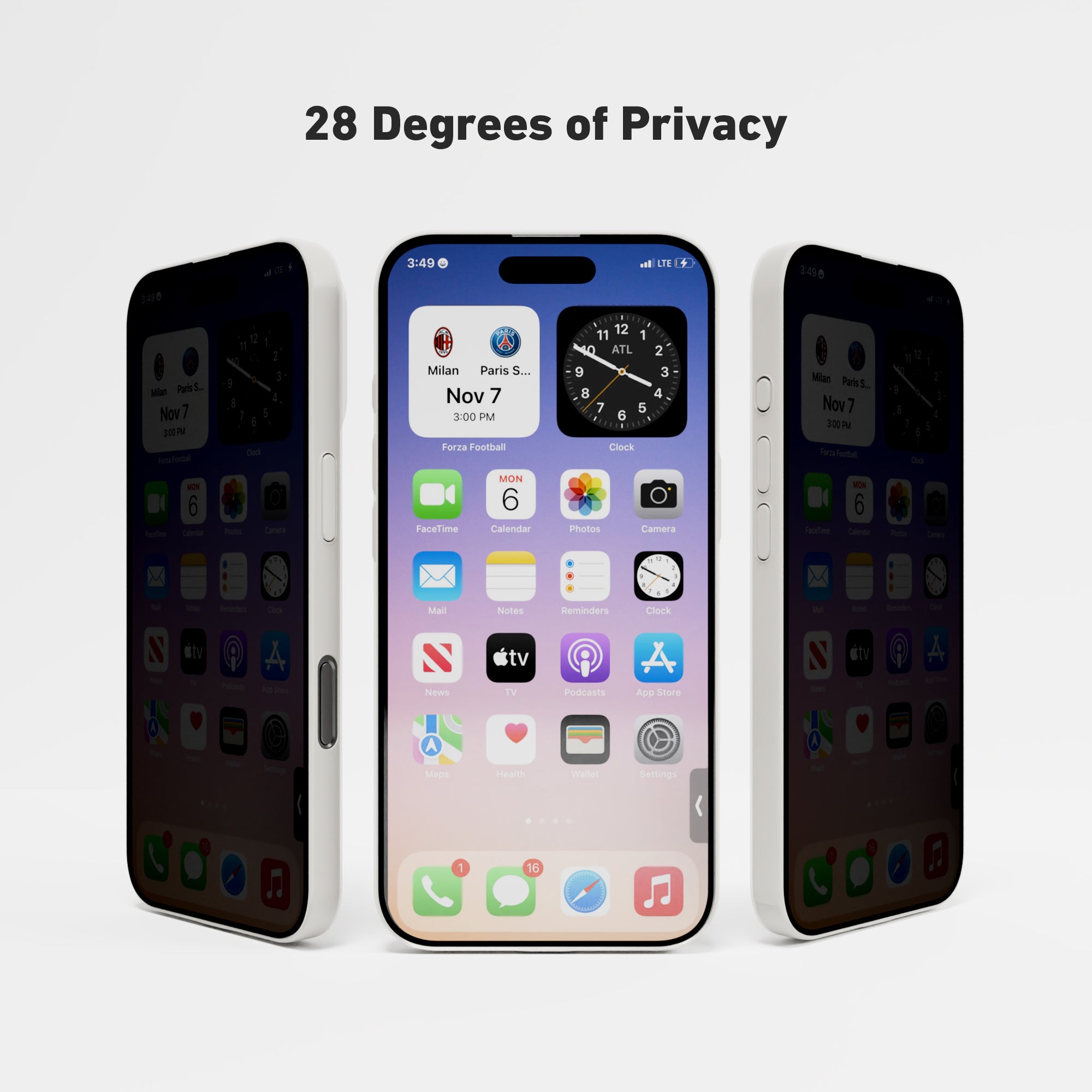iPhone 15 Pro Privacy Glass Screen Protector