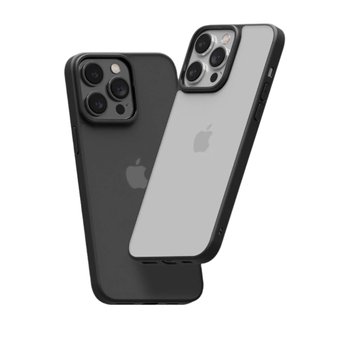 Ultra-thin black iPhone case by Peel, showcasing minimalist design and precise camera cutouts.