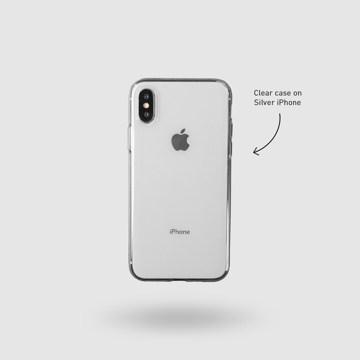 Peel Flex iPhone XS Case Ultra-Thin Clear Design - Main Image
