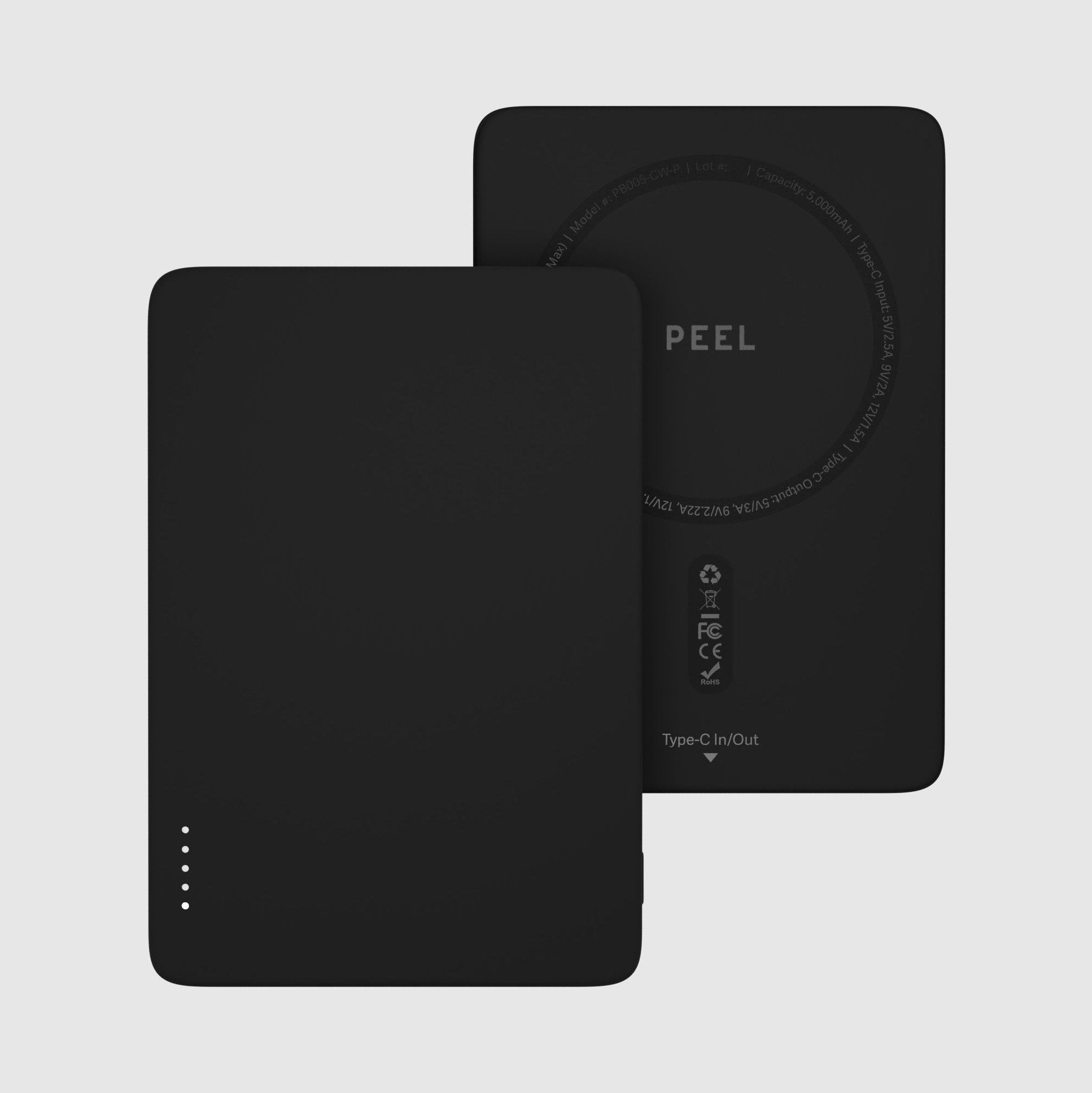 Thin 5,000mAh Wireless Charging Power Bank - Main Image