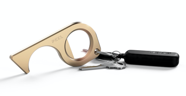 Introducing The Peel Brass Keychain Touch Tool – Open Doors & Press Buttons Without Touching Them