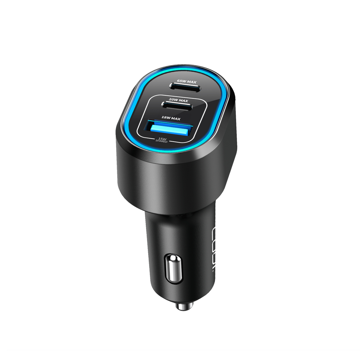 65W Triple Port Car Charger