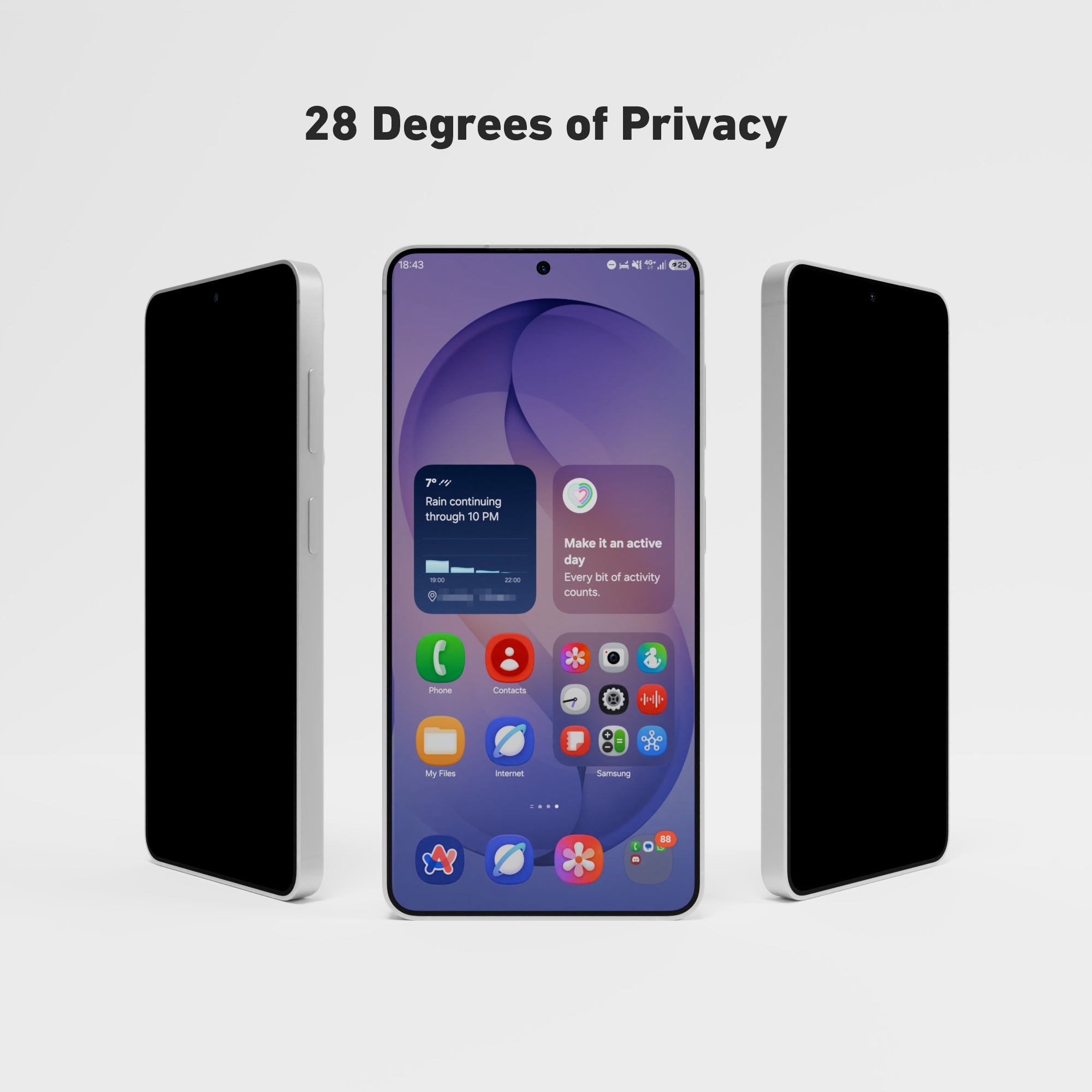 Samsung Galaxy S26 Privacy Glass Screen Protector