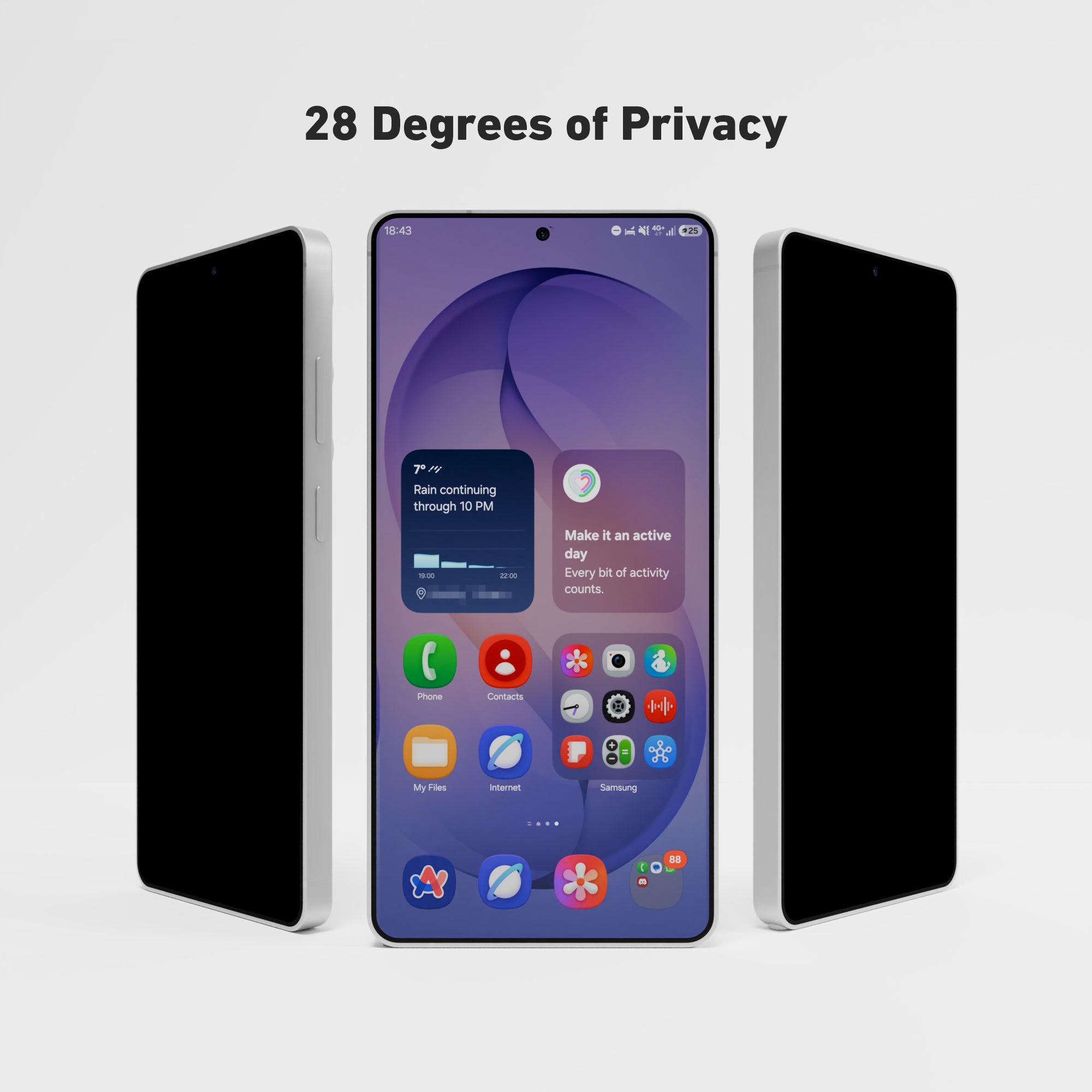 Samsung Galaxy S26 Ultra Privacy Glass Screen Protector