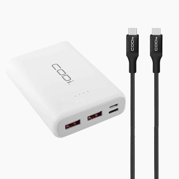 The CODi Power Bundles: Powerbank + USB-C Cable – Peel