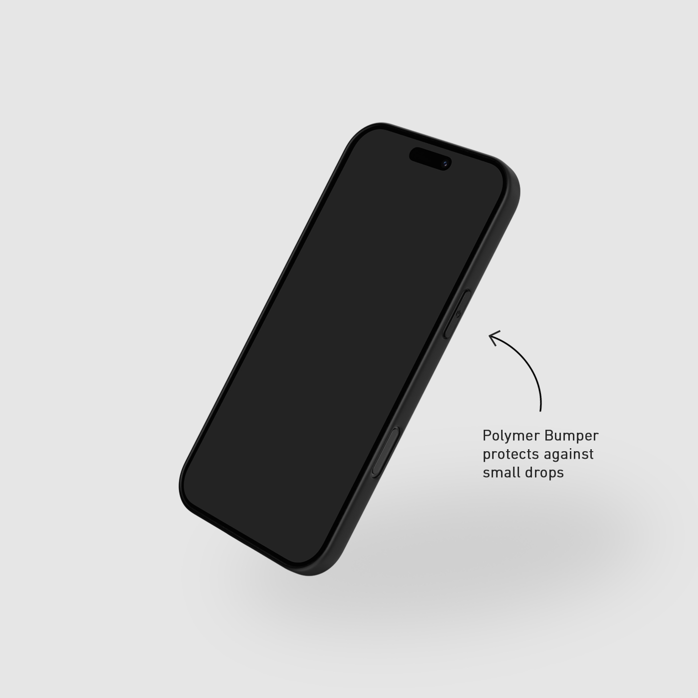 PEEL - Bumper iPhone 16 Plus Case - Black PEEL - Bumper iPhone 16 Plus Case - Black